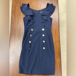 DKNY nwt navy back zip size 4 dress